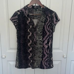Alfani Animal Print Shirt